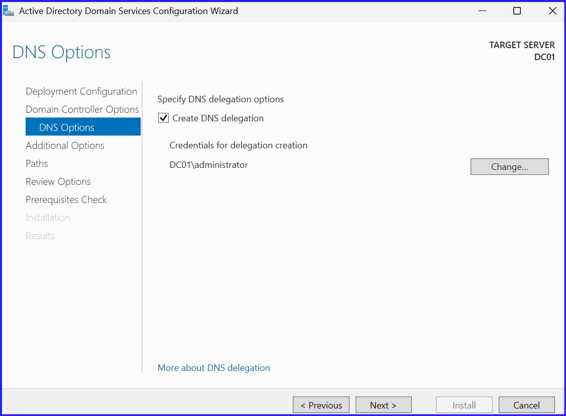 Paths Selection for NTDS and SYSVOL