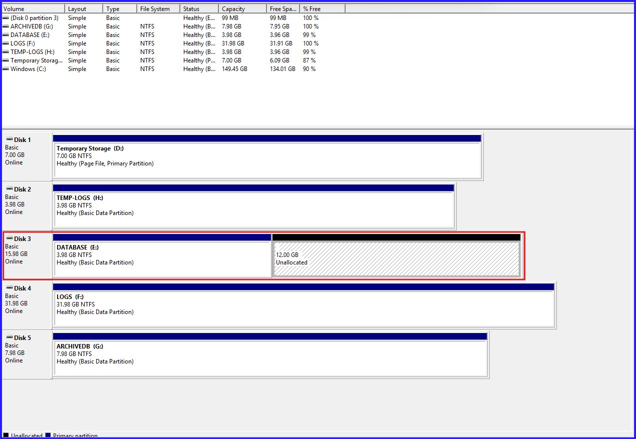 Windows Disk Management Extension