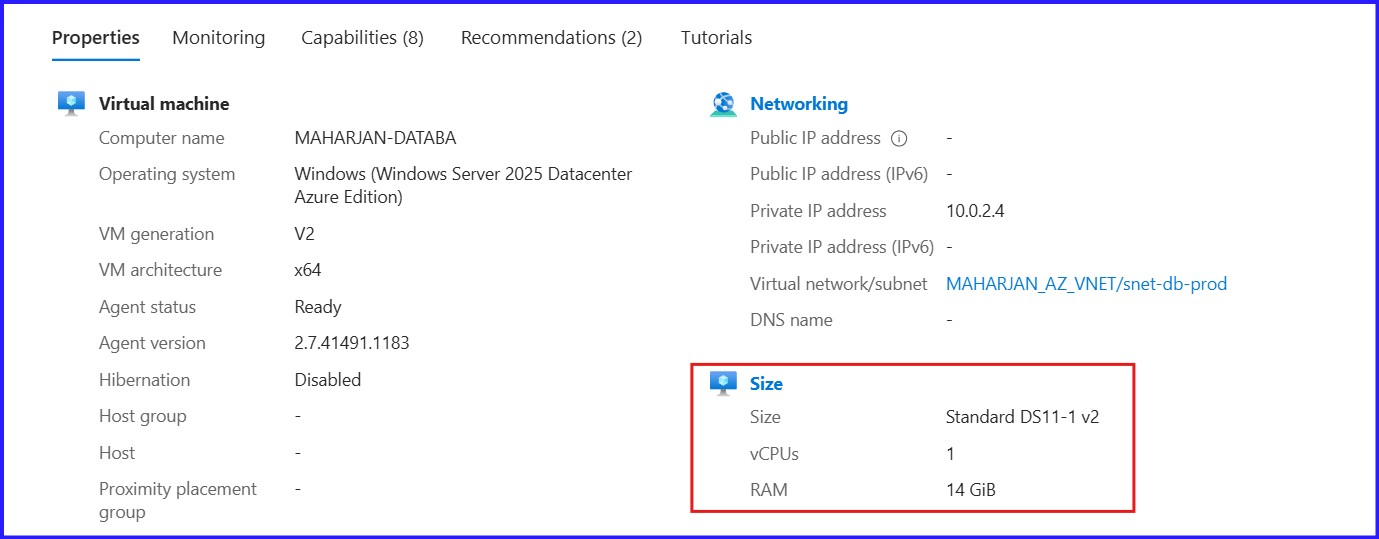 VM Resize Verification